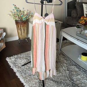 Forever 21 stripped midi cami dress.